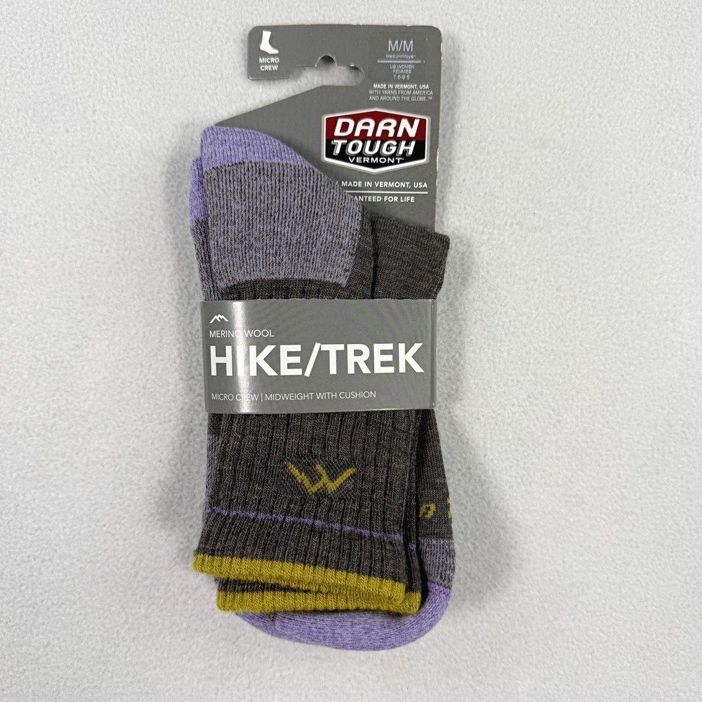 Darn Tough 1903 Micro Crew Hike Socks / Size M (7.5 - 9.5) Womens / NEW